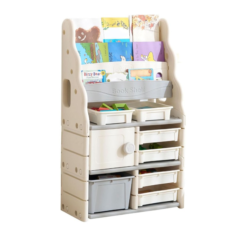 Meuble de rangement 4-en-1 pour enfants