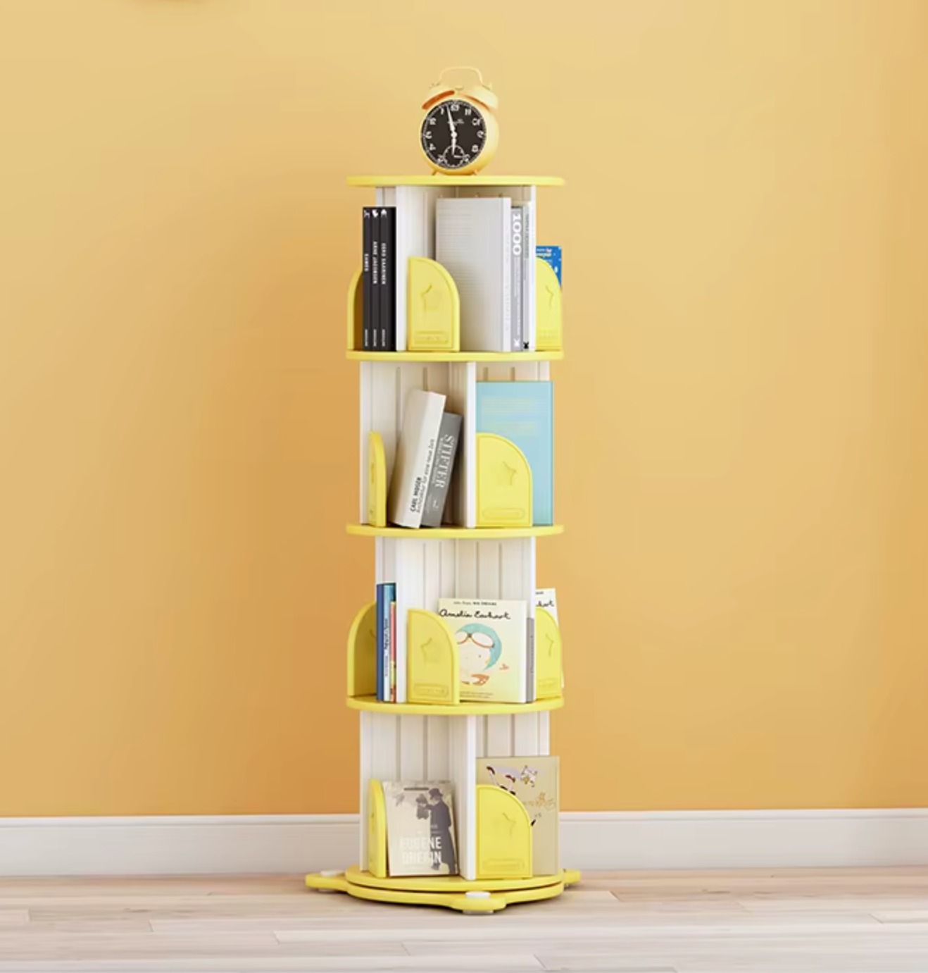 Colonne de Livres à Rotation 360°